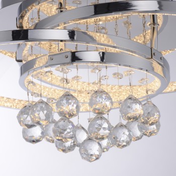 Plafoniera LED ROTAZO crom Zuma Line 6267-17, 45x33 cm, 37W