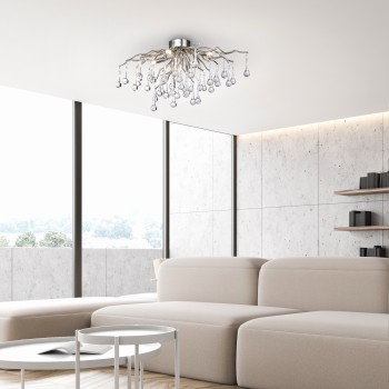 Plafoniera ICICLE otel Zuma Line 8090-55, 60x30 cm, 4xG9