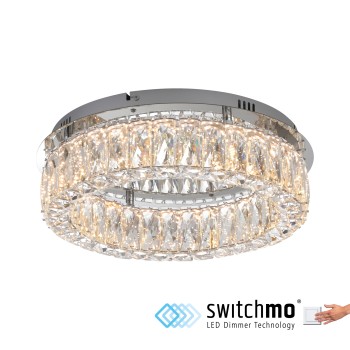 Plafoniera LED KULUNKA crom Zuma Line 15204-17, 12.1x40 cm, 24W