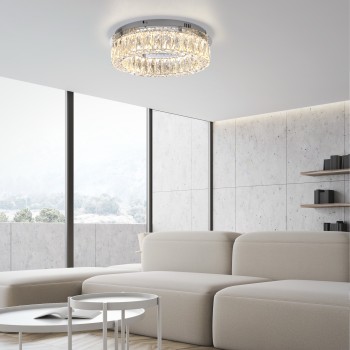 Plafoniera LED KULUNKA crom Zuma Line 15204-17, 12.1x40 cm, 24W