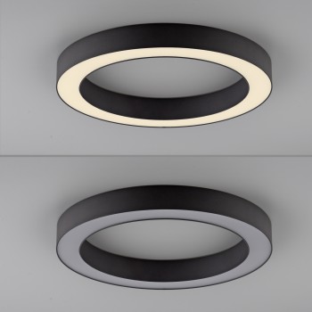 Plafoniera LED PURE LINES ROUND grafit Zuma Line 6310-13, D35 cm, 21W