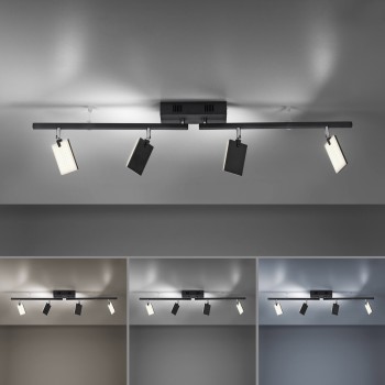 Plafoniera LED PURE-MIRA negru Zuma Line 6356-18, 101x95 cm, 28W