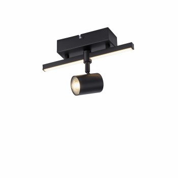 Plafoniera BARIK negru Zuma Line 6523-18, 25.5x14 cm, 2xGU10