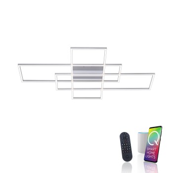 Plafoniera LED Q-INIGO otel Zuma Line 8195-55, 101x75 cm, 60W