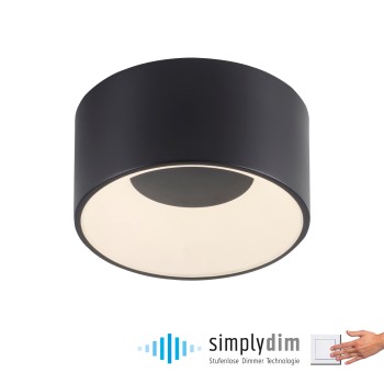 Plafoniera LED TANIKA negru Zuma Line 14325-18, 8x16 cm, 14W