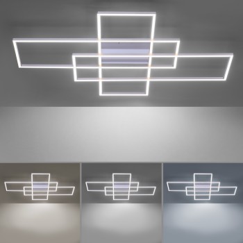 Plafoniera LED Q-INIGO otel Zuma Line 8195-55, 101x75 cm, 60W