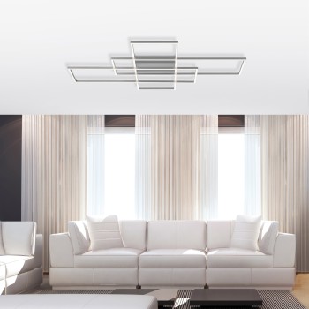 Plafoniera LED Q-INIGO otel Zuma Line 8195-55, 101x75 cm, 60W