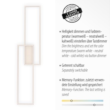 Plafoniera LED ASMIN otel Zuma Line 14711-55, 6x25.5 cm, 48W