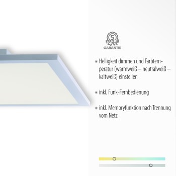 Plafoniera LED FLAT alb Zuma Line 14531-16, D45 cm, 24W