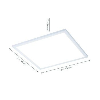 Plafoniera LED FLAT alb Zuma Line 14531-16, D45 cm, 24W