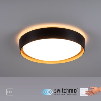 Plafoniera LED EMILIA negru Zuma Line 14347-18, D40 cm, 29W