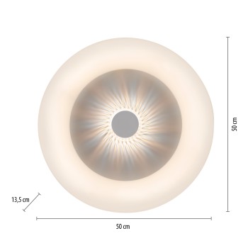 Plafoniera LED VERTIGO alb Zuma Line 14383-16, 11x50 cm, 30W