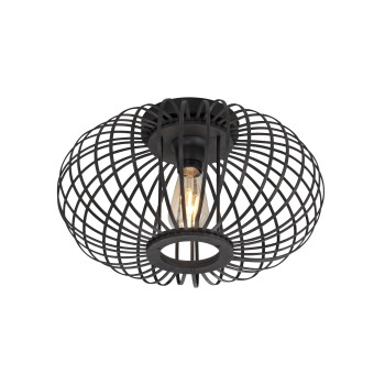 Plafoniera RACOON negru Zuma Line 11410-18, D40 cm, 5xE27