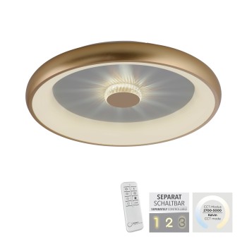 Plafoniera LED VERTIGO alama mata Zuma Line 14386-60, D61.5 cm, 37W