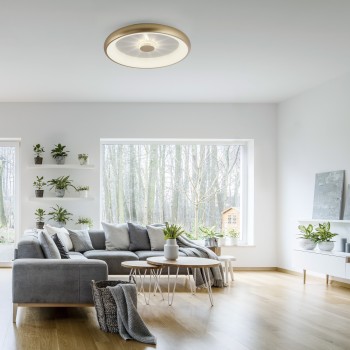 Plafoniera LED VERTIGO alama mata Zuma Line 14386-60, D61.5 cm, 37W