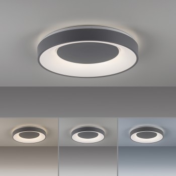 Plafoniera LED ANIKA gri Zuma Line 14326-18, D48 cm, 26.5W
