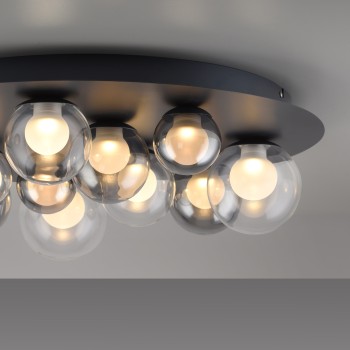 Plafoniera LED PURE POPUP gri Zuma Line 6588-15, D60 cm, 3W