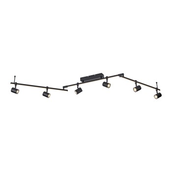 Plafoniera BARIK negru Zuma Line 6526-18, 188x120 cm, 7xGU10