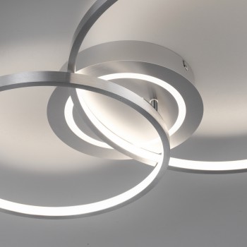 Plafoniera LED ASMINA aluminiu Zuma Line 14540-95, 9x55 cm, 30W