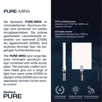 Plafoniera LED PURE-MIRA negru Zuma Line 6358-18, 161x104 cm, 41W