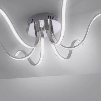 Plafoniera LED VALERIE crom Zuma Line 15342-17, D67 cm, 29W