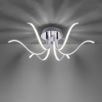 Plafoniera LED VALERIE crom Zuma Line 15342-17, D67 cm, 29W