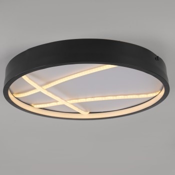 Plafoniera LED MIKADO negru Zuma Line 14091-18, D40 cm, 33W