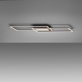 Plafoniera LED ASMIN negru Zuma Line 14694-18, 100x17.9 cm, 45W