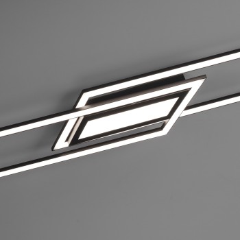 Plafoniera LED ASMIN negru Zuma Line 14694-18, 100x17.9 cm, 45W