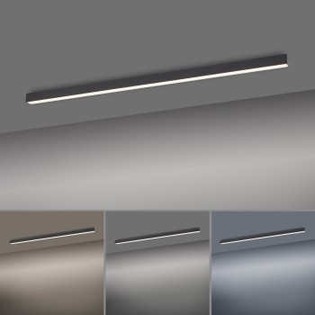 Plafoniera LED PURE-LINES antracit Zuma Line 6021-13, 110x3.8 cm, 18W