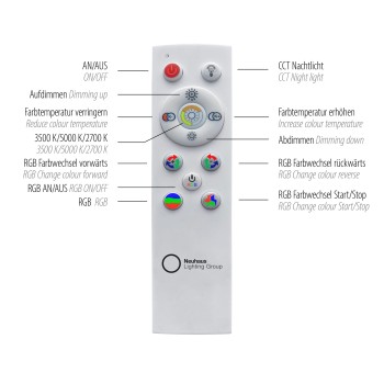 Plafoniera LED TUNEL negru Zuma Line 15160-18, 7x39 cm, 36W, RGB
