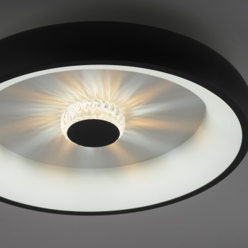Plafoniera LED VERTIGO negru Zuma Line 14384-18, D46.5 cm, 29W