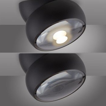 Plafoniera LED PURE MOVE negru Zuma Line 6235-18, D12.5 cm, 12W