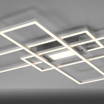 Plafoniera LED ASMIN argintiu Zuma Line 14693-55, 5.1x69.4 cm, 50W