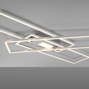 Plafoniera LED ASMIN argintiu Zuma Line 14693-55, 5.1x69.4 cm, 50W