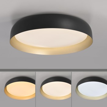 Plafoniera LED OSKO negru Zuma Line 14216-18, 11.5x57 cm, 40W