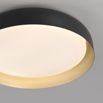 Plafoniera LED OSKO negru Zuma Line 14216-18, 11.5x57 cm, 40W