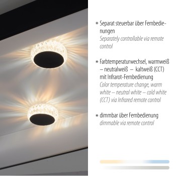 Plafoniera LED VERTIGO negru Zuma Line 14385-18, 10.5x60.5 cm, 51W