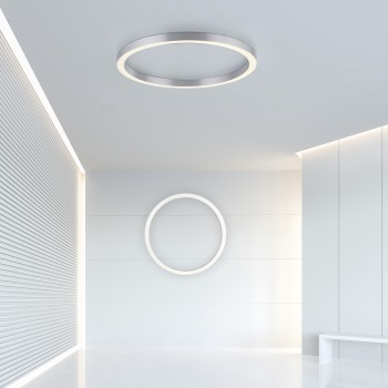 Plafoniera LED PURE-LINES aluminiu Zuma Line 6306-95, D70 cm, 42W