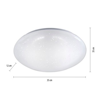 Plafoniera LED SKYLER alb Zuma Line 14231-16, D35 cm, 12W