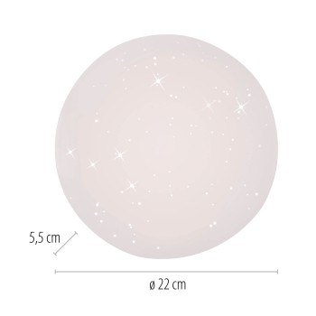 Plafoniera LED URANUS alb Zuma Line 14175-16, D22 cm, 10.5W