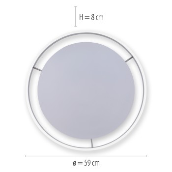 Plafoniera LED Q-VITO otel Zuma Line 8416-55, D59 cm, 44W