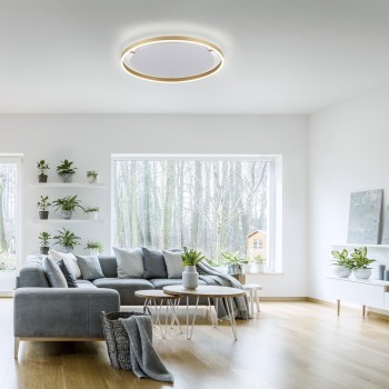 Plafoniera LED RITUS alama mata Zuma Line 15392-60, D58.5 cm, 31.5W