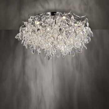 Plafoniera RICICLE crom Zuma Line 6053-17, D60 cm, 10xG9