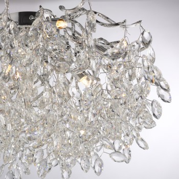 Plafoniera RICICLE crom Zuma Line 6053-17, D60 cm, 10xG9