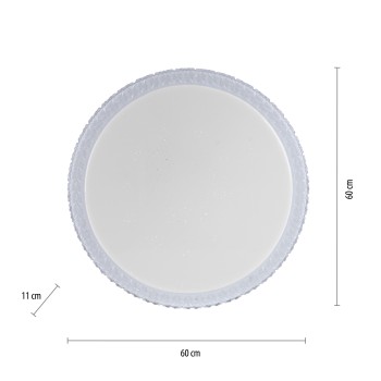 Plafoniera LED FRIDA transparent Zuma Line 14373-00, D60 cm, 40W