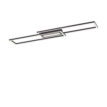 Plafoniera LED ASMIN negru Zuma Line 14696-18, 95x17.5 cm, 45W