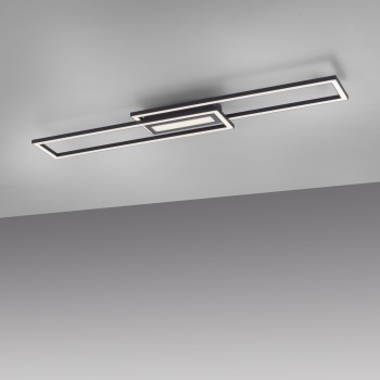 Plafoniera LED ASMIN negru Zuma Line 14696-18, 95x17.5 cm, 45W
