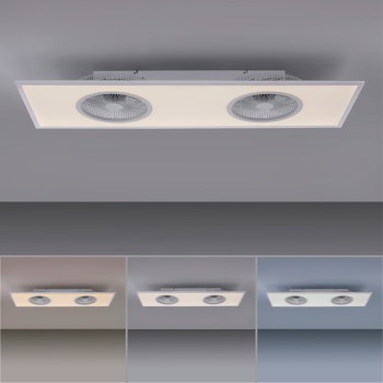 Plafoniera LED FLAT-AIR alb Zuma Line 14643-16, 12.5x40 cm, 28W