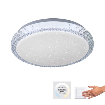 Plafoniera LED FRIDA transparent Zuma Line 14370-00, D30 cm, 12W